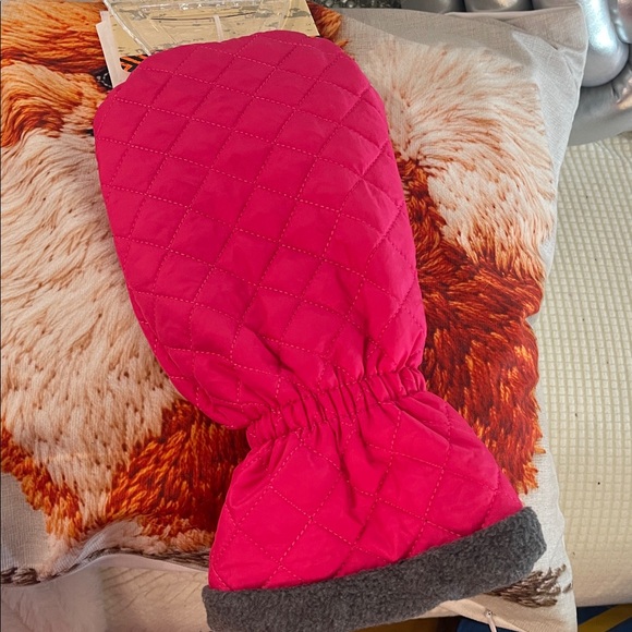 Pink Quilted Mitted Ice Scraper - Picture 3 of 5